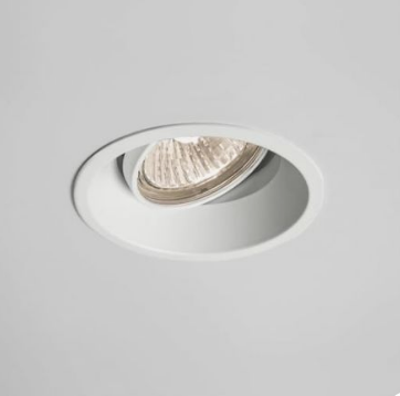 Round Anti-glare adjustable GU10 downlight fitting