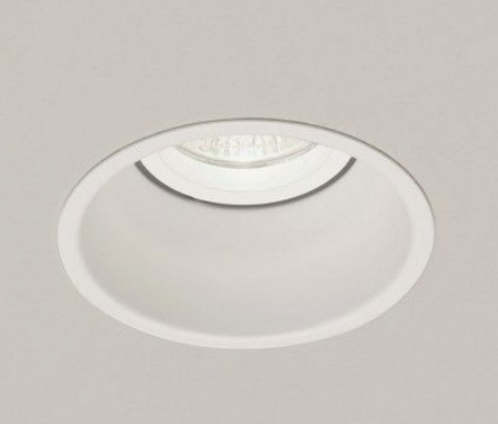 Round Anti-glare adjustable GU10 downlight fitting