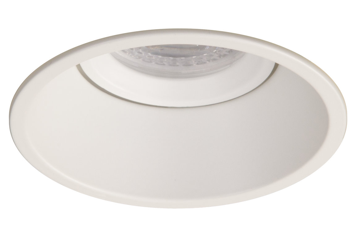 Round Anti-glare adjustable GU10 downlight fitting