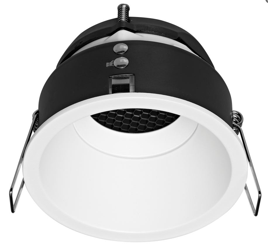 Anti-glare GU10 downlight